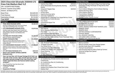 2025 Chevrolet Silverado 2500 Crew Cab 4WD Pickup for sale #26T318A - photo 2