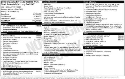 New 2026 Chevrolet Silverado 2500 Double Cab 55 CA Cab Chassis for sale #26T505 - photo 2