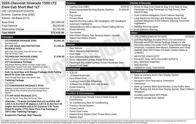 New 2026 Chevrolet Silverado 1500 - photo 1