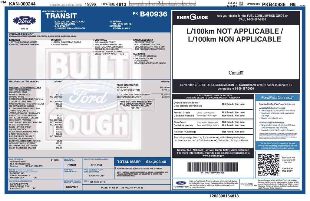 Used 2023 Ford Transit 250 - photo 5