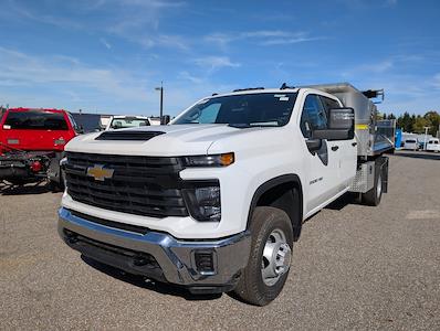 New 2025 Chevrolet Silverado 3500 Crew Cab 4WD 9' Monroe Truck Equipment Stainless Steel Dump Truck for sale #250929 - photo 1