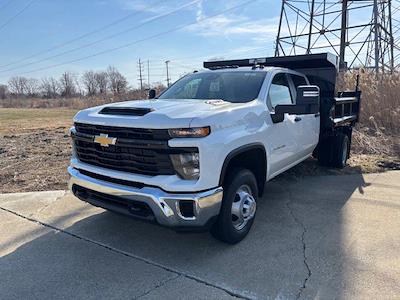 New 2025 Chevrolet Silverado 3500 Work Truck Crew Cab 4WD 9' 7" Rugby Dump Truck for sale #83038 - photo 1