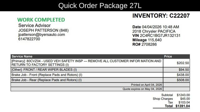 Used 2018 Chrysler Pacifica - photo 11