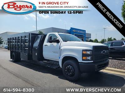 2023 Chevrolet Silverado 6500 Regular Cab DRW 4x2, Industrial Metal Products Stake Bed for sale #C233311 - photo 1