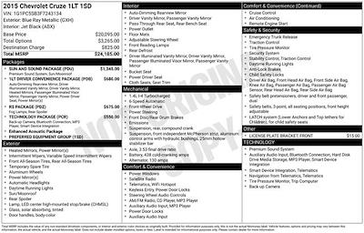 Used 2015 Chevrolet Cruze - photo 1
