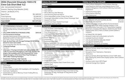 New 2026 Chevrolet Silverado 1500 - photo 1