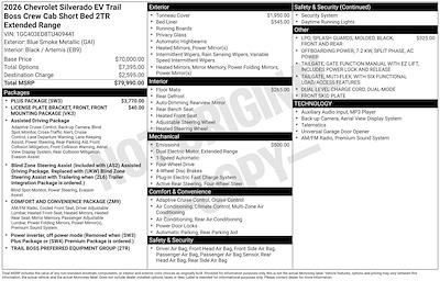 New 2026 Chevrolet Silverado EV - photo 1