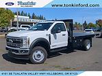 2024 Ford F-550 Regular Cab DRW 4x4, Knapheide Value-Master X Flatbed Truck for sale #FRDA18840 - photo 1