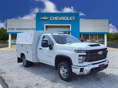 New 2024 Chevrolet Silverado 3500 Work Truck Regular Cab 4WD Reading Enclosed Service Body for sale #249177 - photo 1