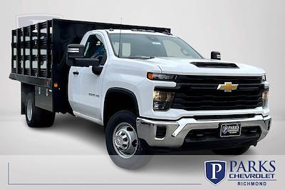 New 2024 Chevrolet Silverado 3500 Work Truck Regular Cab 4x2 11' 5" Blue Ridge Manufacturing Stake Bed for sale #FR9607X - photo 1