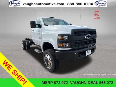 New 2024 Chevrolet Silverado 5500 Work Truck Regular Cab 4WD Cab Chassis for sale #354755 - photo 1