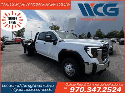 2025 GMC Sierra 3500 Crew Cab DRW 4WD Flatbed Truck for sale #GM10353 - photo 1