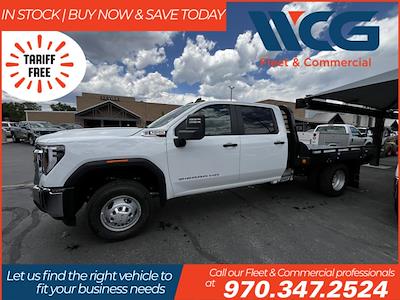 2025 GMC Sierra 3500 Crew Cab DRW 4WD Flatbed Truck for sale #GM10354 - photo 1