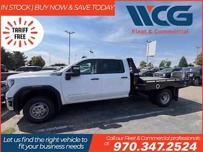 2025 GMC Sierra 3500 Crew Cab DRW 4WD Flatbed Truck for sale #GM10434 - photo 1