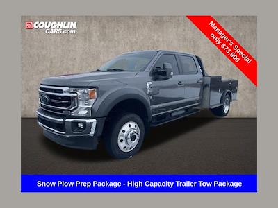 Used 2021 Ford F-450 Crew Cab Flatbed Truck for sale #J7068A - photo 1