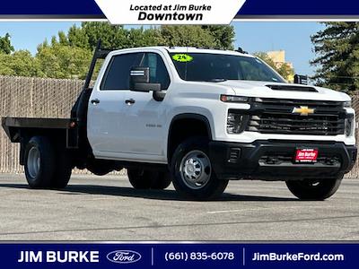 2024 Chevrolet Silverado 3500 Crew Cab DRW 4WD Flatbed Truck for sale #P20836 - photo 1