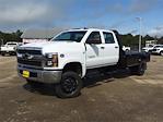 2024 Chevrolet Silverado 5500 Crew Cab DRW 4WD, Bedrock Granite Series Flatbed Truck for sale #752830F - photo 1