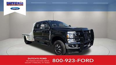 Used 2024 Ford F-350 XLT Crew Cab 4WD Flatbed Truck for sale #QC04424 - photo 1