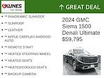 Used 2024 GMC Sierra 1500 Denali Ultimate Crew Cab for sale #01T3931A - photo 64