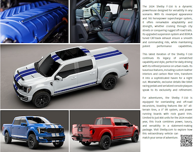 New 2025 Ford F-150 Shelby SuperCrew Cab for sale #01T3942 - photo 1