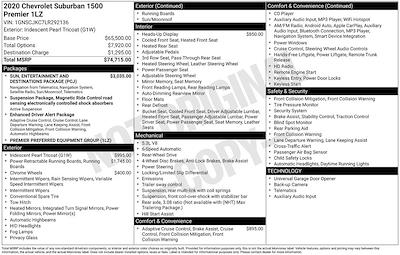 Used 2020 Chevrolet Suburban - photo 1