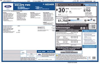 2025 Ford Escape FWD SUV for sale #H25ES039 - photo 2