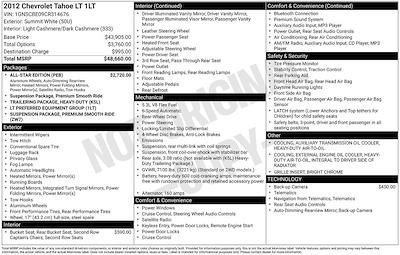 Used 2012 Chevrolet Tahoe - photo 1