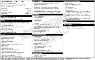 Used 2014 Chevrolet Cruze - photo 1