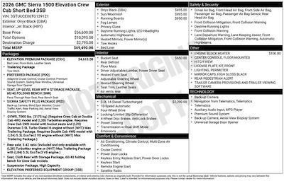 New 2026 GMC Sierra 1500 Elevation Crew Cab for sale #G26071 - photo 2