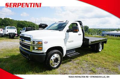 New 2023 Chevrolet Silverado 5500 Work Truck Regular Cab RWD Blue Ridge Manufacturing Flatbed Truck for sale #231488 - photo 1