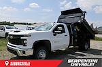 New 2025 Chevrolet Silverado 3500 Regular Cab 4WD 9' Monroe Truck Equipment Steel Dump Truck for sale #251999 - photo 1