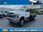 2024 Chevrolet Silverado 5500 Regular Cab DRW 4x4, CM Truck Beds SK Model Flatbed Truck for sale #27625 - photo 1