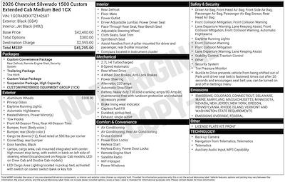 New 2026 Chevrolet Silverado 1500 Custom Double Cab for sale #264644 - photo 2