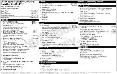 New 2026 Chevrolet Silverado 2500 LT Crew Cab for sale #264835 - photo 2