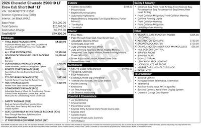 New 2026 Chevrolet Silverado 2500 LT Crew Cab for sale #265493 - photo 2