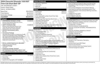 New 2026 Chevrolet Silverado 1500 - photo 1