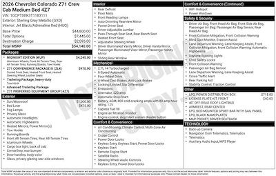 New 2026 Chevrolet Colorado - photo 1