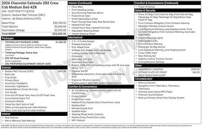 New 2026 Chevrolet Colorado - photo 1
