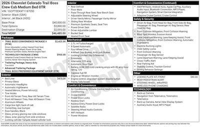 New 2026 Chevrolet Colorado - photo 1