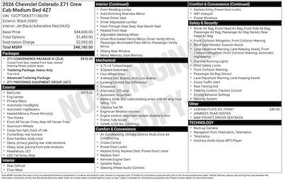 New 2026 Chevrolet Colorado - photo 1