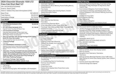 New 2026 Chevrolet Silverado 1500 - photo 1