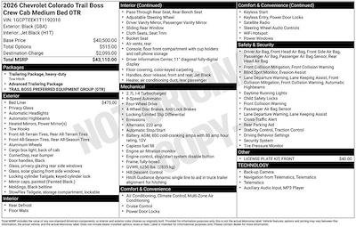 New 2026 Chevrolet Colorado - photo 1
