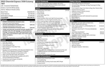 New 2025 Chevrolet Express 3500 - photo 1