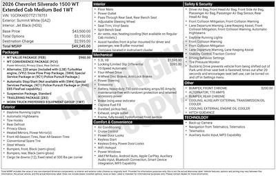 New 2026 Chevrolet Silverado 1500 Work Truck Double Cab for sale #CN64830 - photo 2