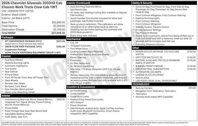 New 2026 Chevrolet Silverado 3500 Crew Cab Service Truck for sale #CN65774 - photo 2