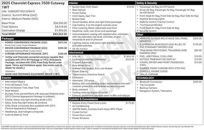 New 2025 Chevrolet Express 3500 - photo 1