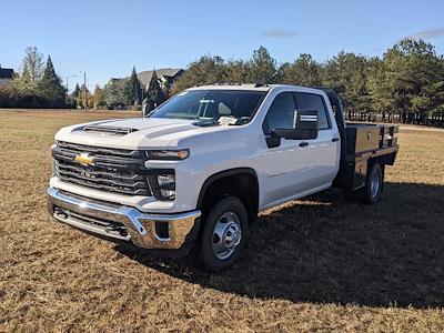 New 2024 Chevrolet Silverado 3500 Work Truck Crew Cab 4WD 9' 6" Knapheide Flatbed Truck for sale #CR6254 - photo 1