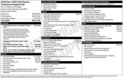 New 2026 Ram 4500 Regular Cab 60 CA Cab Chassis for sale #CC4013 - photo 2