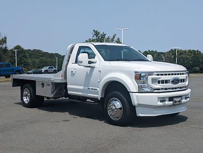 2021 Ford F-550 Regular Cab DRW 4WD Flatbed Truck for sale #PT10545 - photo 1