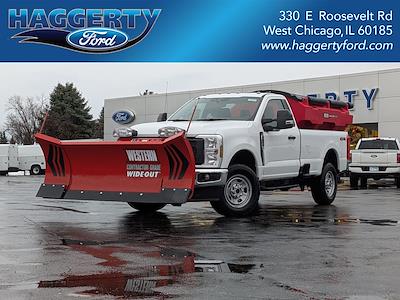 New 2025 Ford F-350 XL Regular Cab Plow Truck Winged Plow for sale #F25424 - photo 1
